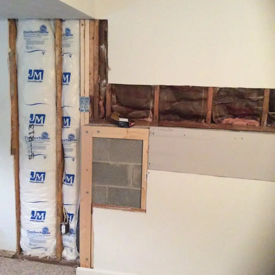 Wall insulation replacement during Contents Cleaning & Restoration in Soddy-Daisy